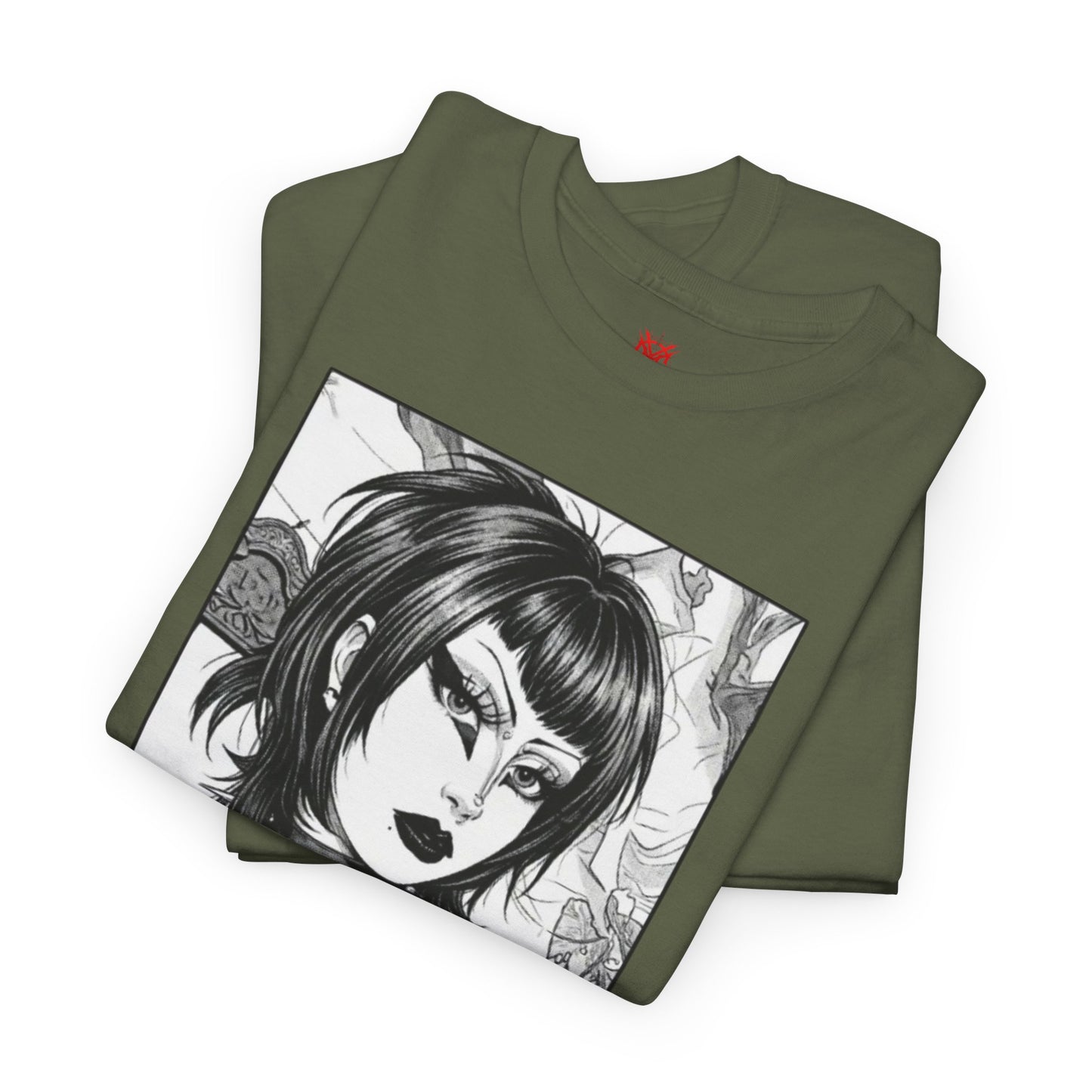 Gothic Manga Portrait T-Shirt