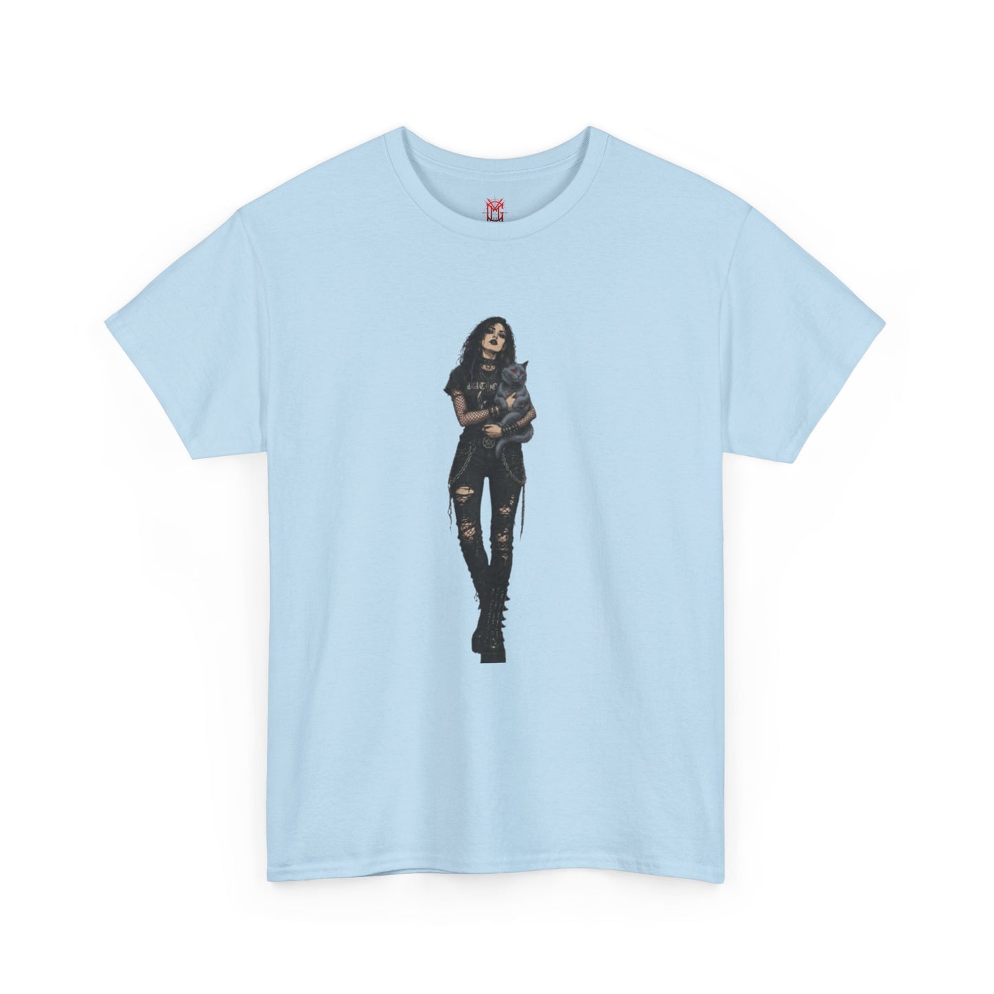 T-shirt Chat Rocker Gothique