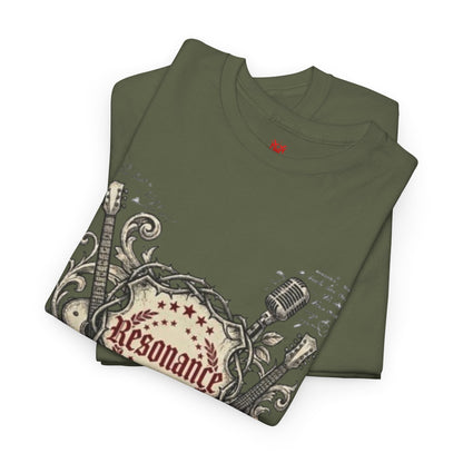 T-shirt Resonance Music avec blason