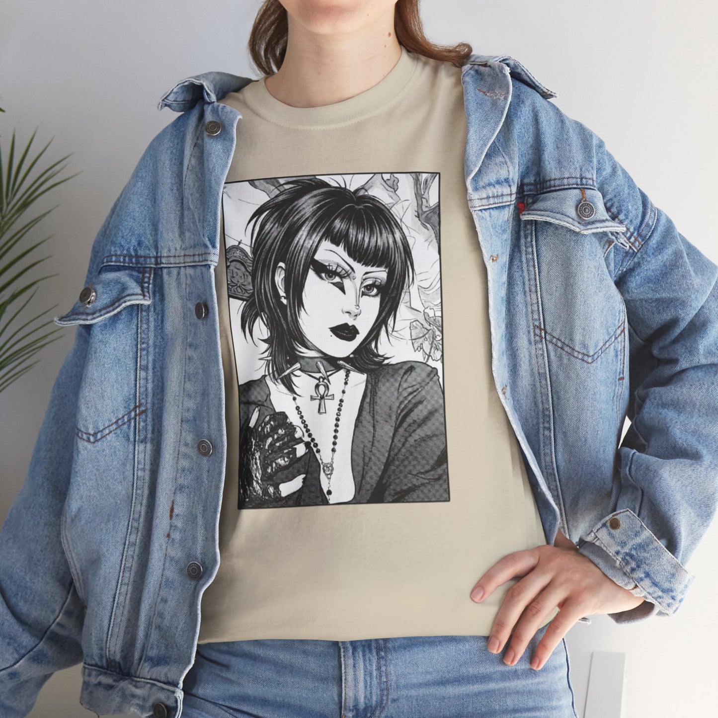 Gothic Manga Portrait T-Shirt