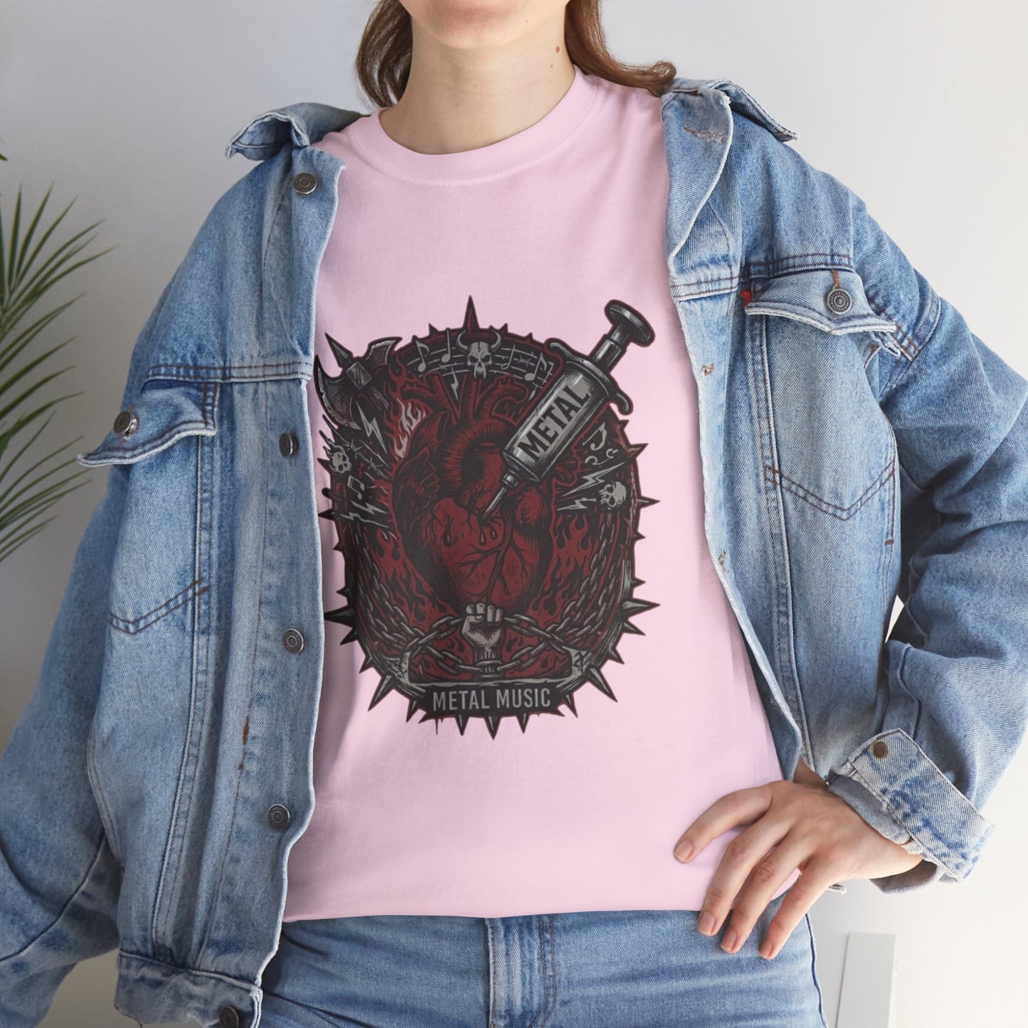 Metal heart Music T-Shirt