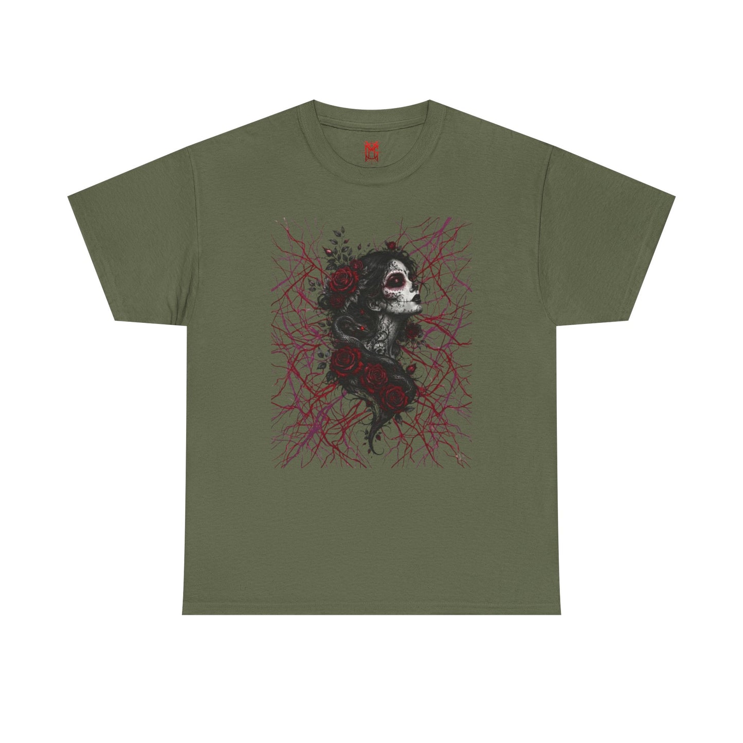 T-shirt Crâne et Roses