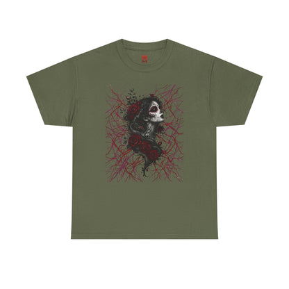 T-shirt Crâne et Roses