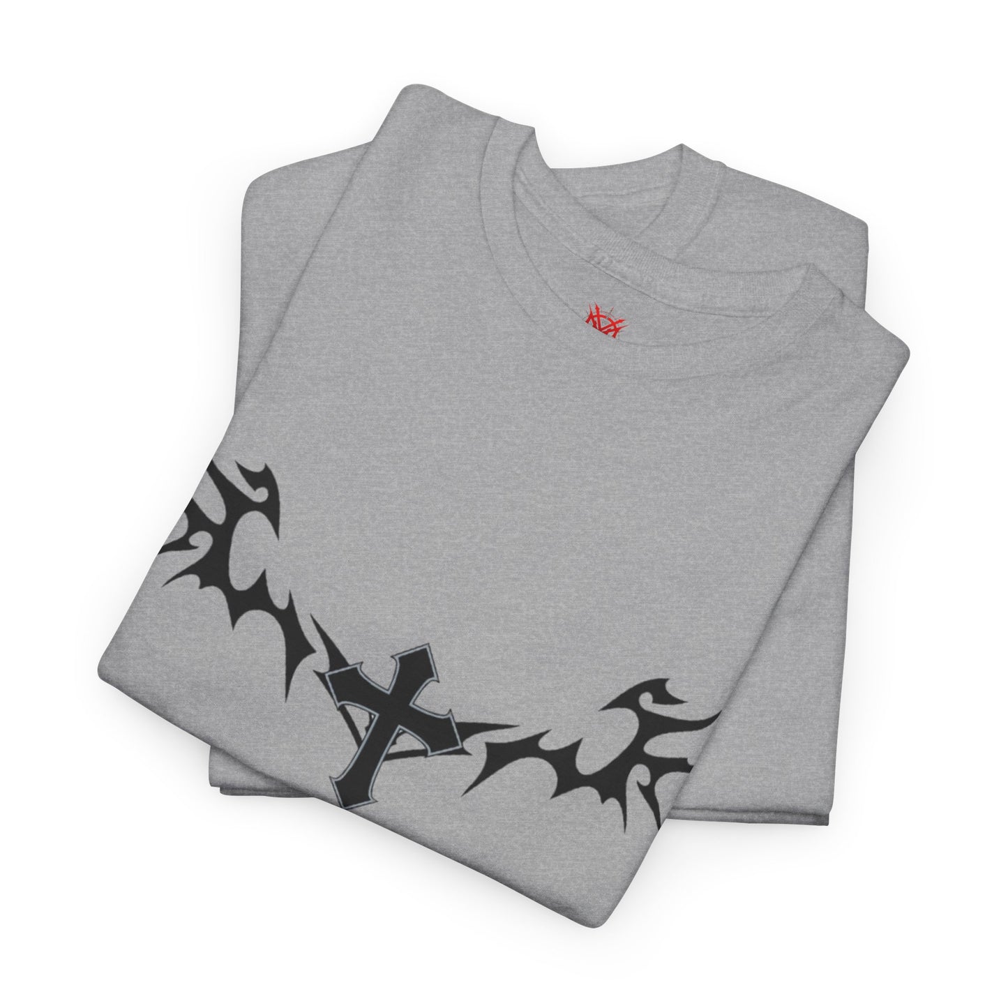 Tribal Cross Chest T-Shirt