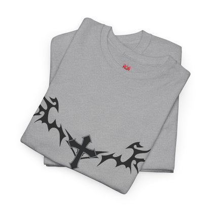 Tribal Cross Chest T-Shirt