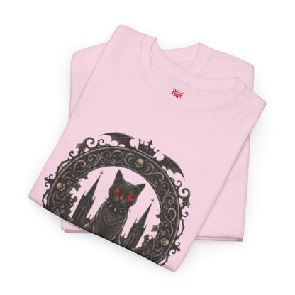 T-shirt Chat Gothique