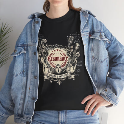 T-shirt Resonance Music avec blason