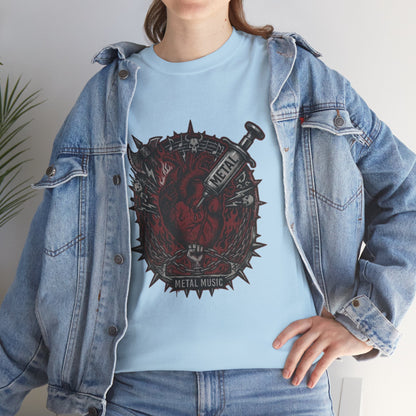 Metal heart Music T-Shirt